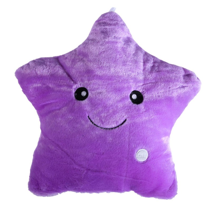 glowing star pillow